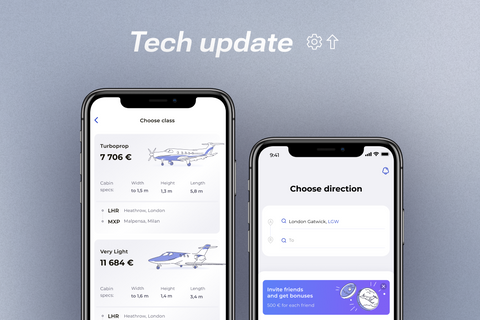 Mirai Flights tech updates